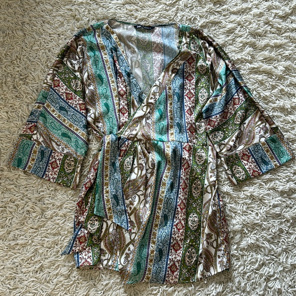 XL Zara wrap dress/skort